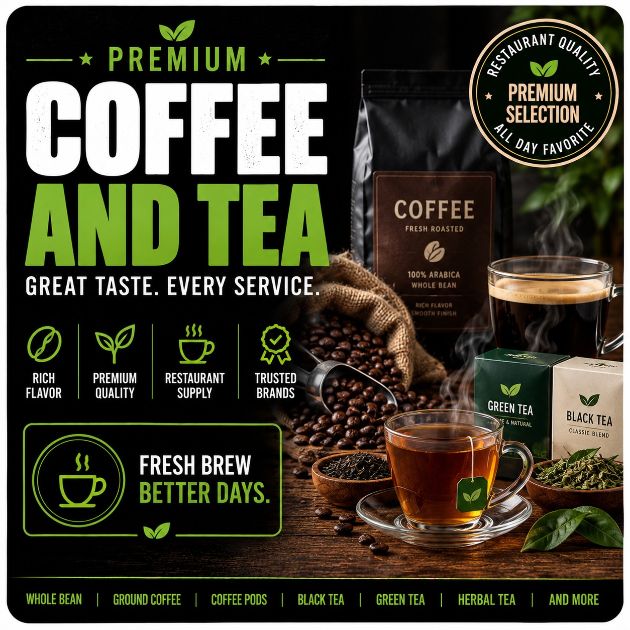 Coffee and Tea