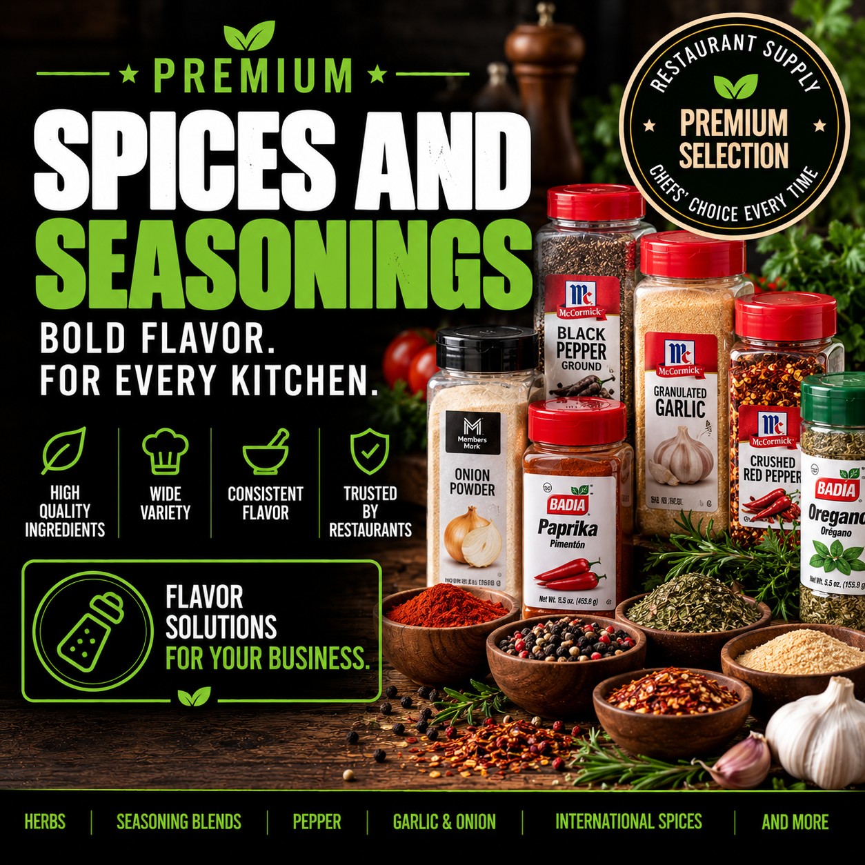 Spices and Seasoning